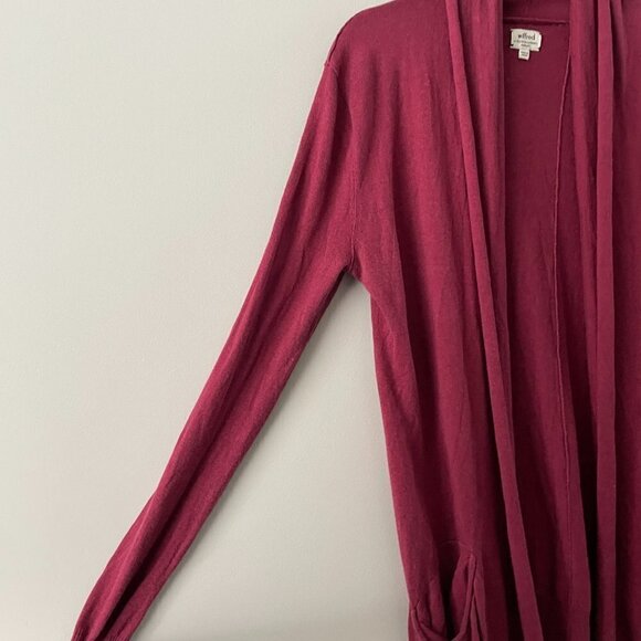 Wilfred Casual Long Sleeve Lightweight Open Front Knit Cardigan Sweater XS - Picture 4 of 8